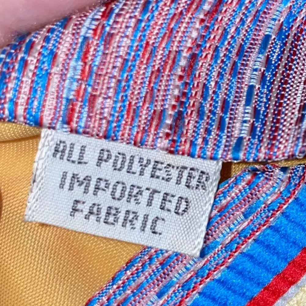Vintage Mr. John BeauBrummell Striped Tie Purple Blue 56in Retro‎ Classic